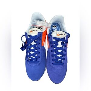 Nike Men's Sneakers in Blue and Orange